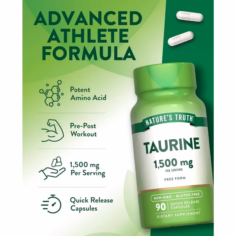 Nature's Truth Taurine 1500 mg - 90 Capsules 3