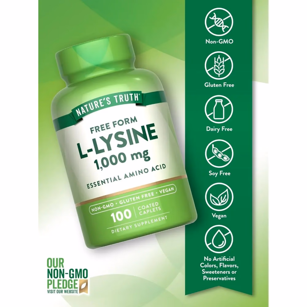 Natures Truth L-Lysine 1000Mg - 100 Capsules 5