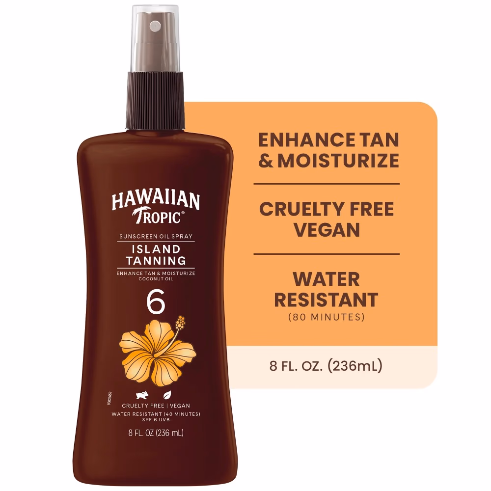 Hawaiian Tropic Island Tan Oil Spray SPF25 236ml 2