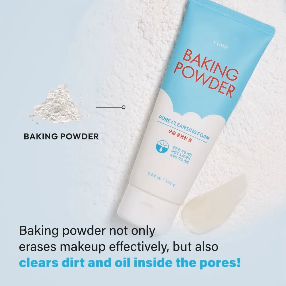 Etude Baking Powder Pore Cleansing Foam 160GM 3