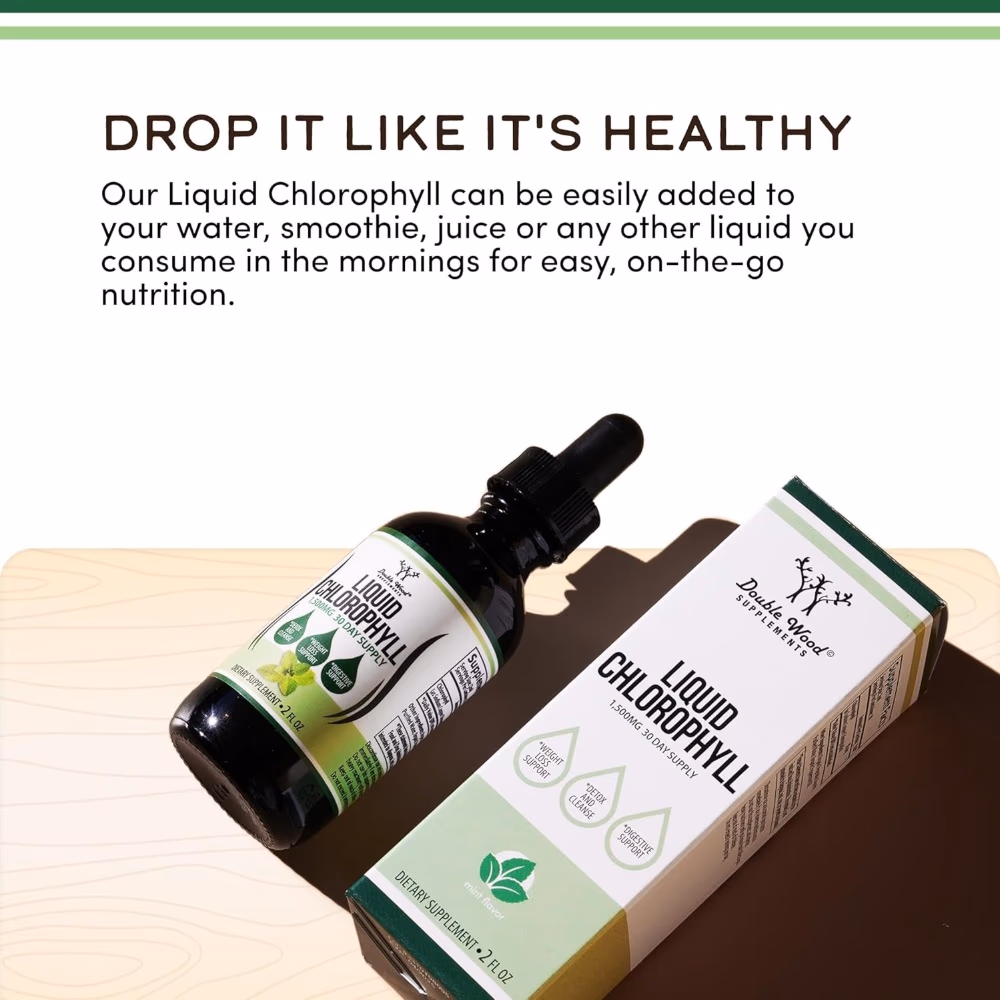 Double Wood Liquid Chlorophyll 1500mg (60ml) 4
