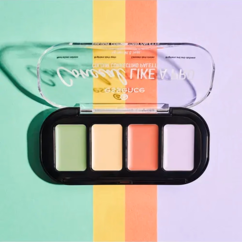 Essence Conceal Like A Pro Colour Correcting Palette – Multi Shade Cream Palette for Even Skin Tone 2
