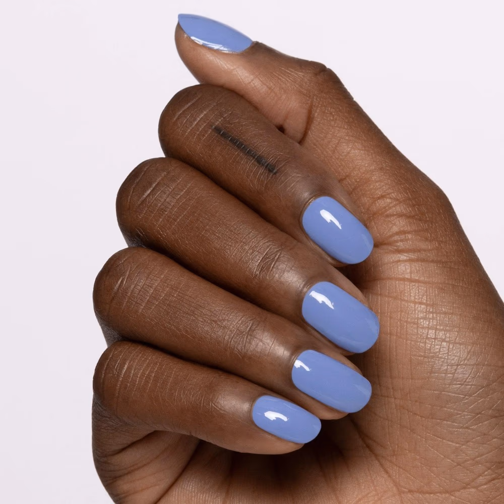 Essence Gel Nail Colour 69 Up in the Air – Glossy Long Lasting Blue Nail Polish 4