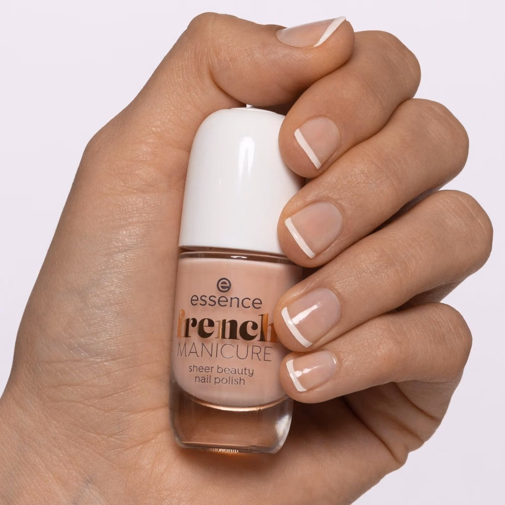 Essence French Manicure Sheer Beauty Nail Polish 01 – Peach Please! 3