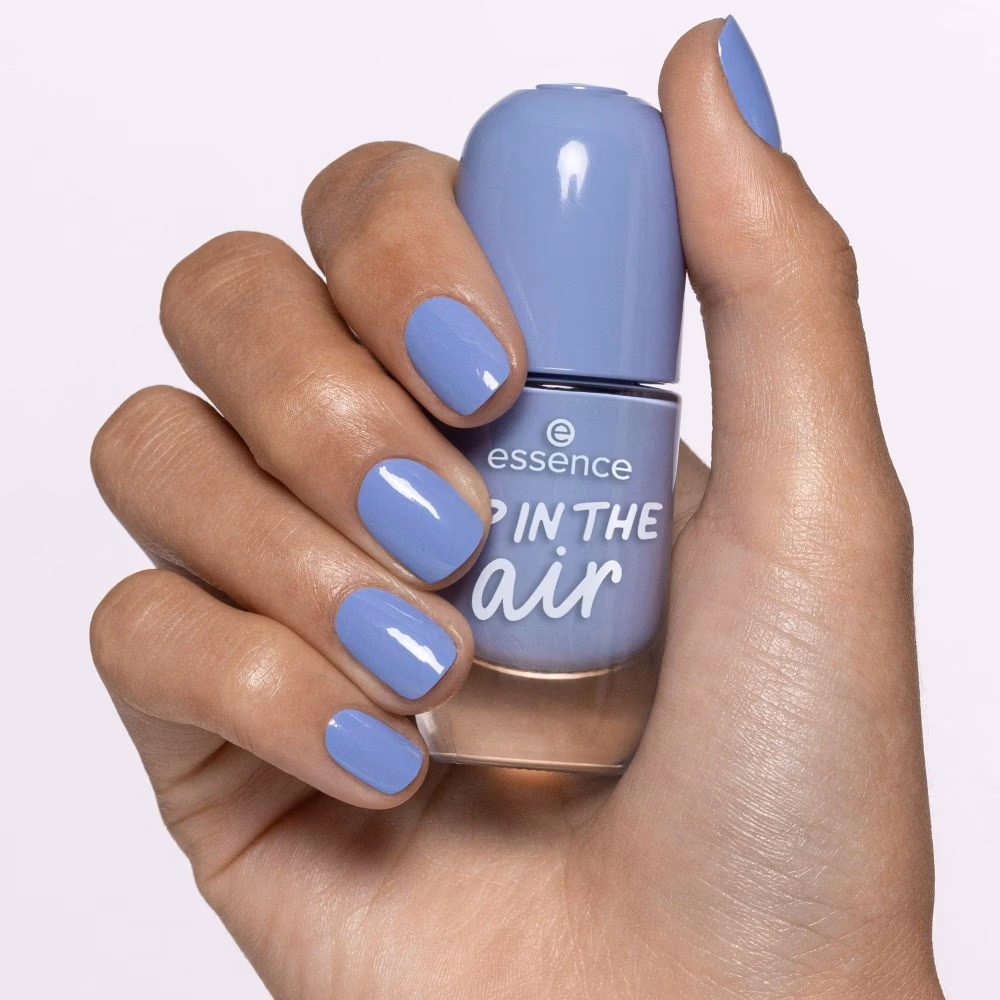 Essence Gel Nail Colour 69 Up in the Air – Glossy Long Lasting Blue Nail Polish 5