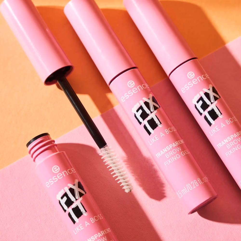 Essence Fix It Like A Boss Transparent Brow Fixing Gel – Strong Hold Clear Brow Gel 5