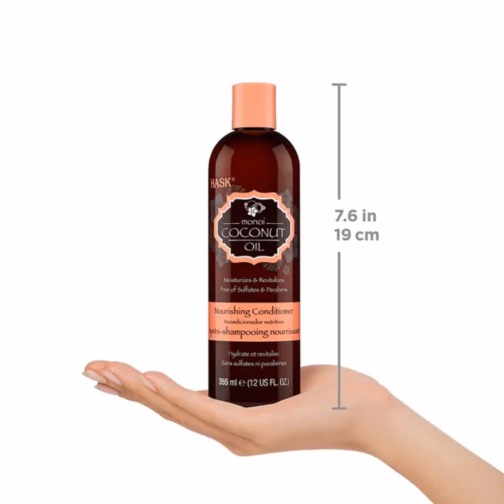 HASK COCONUT OIL NOURISHING CONDITIONER 355ML 2