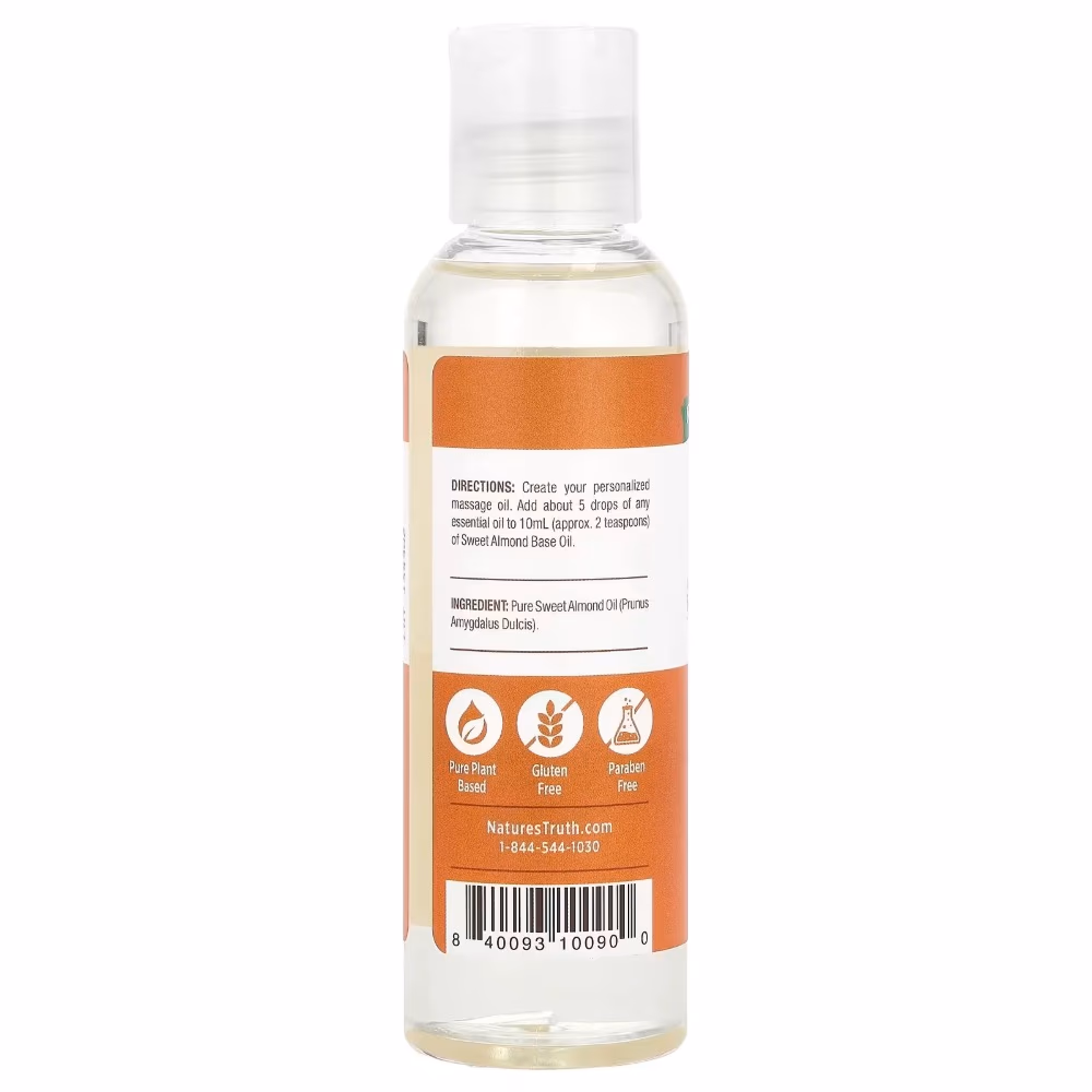 Natures truth  Sweet Almond Oil 118ml 4