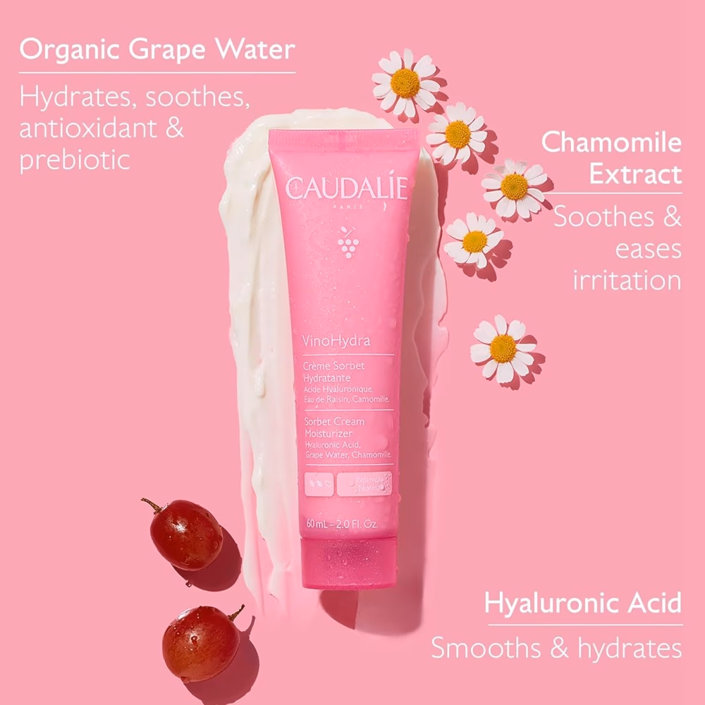 Caudalie VinoHydra Sorbet Moisturizer Cream 60ml 5