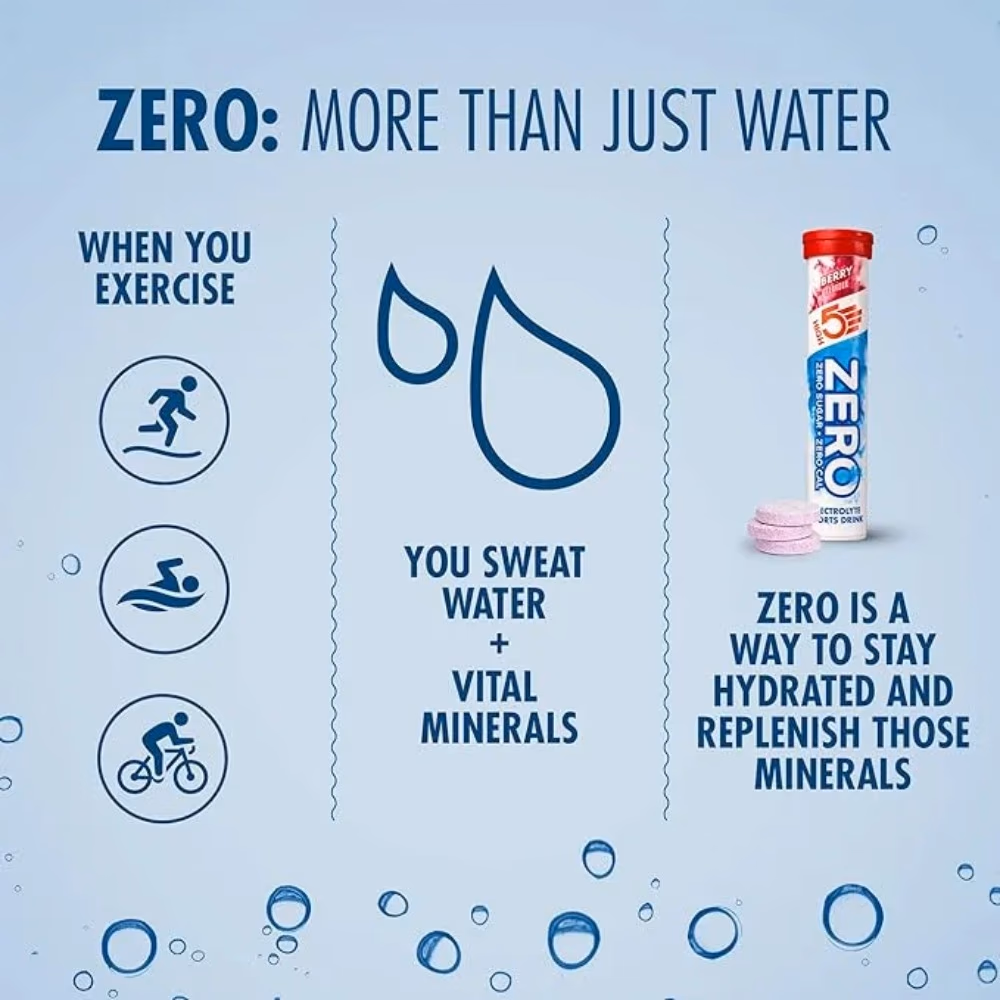 High5 Zero Electrolyte Drink Berry – 20 Effervescent Tablets for Hydration 4