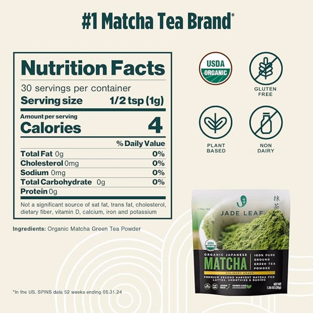 Jade Leaf Organic Japanese Matcha 30gm 3