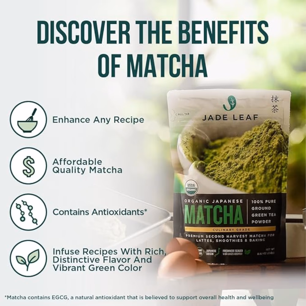 Jade Leaf Organic Japanese Matcha 30gm 4