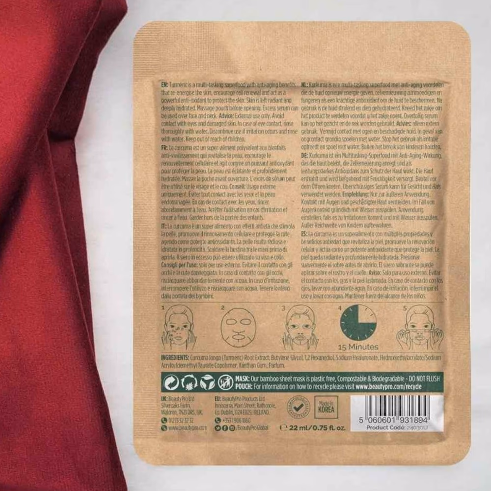 Beauty Pro Rose Infused Sheet Mask 22ml 2