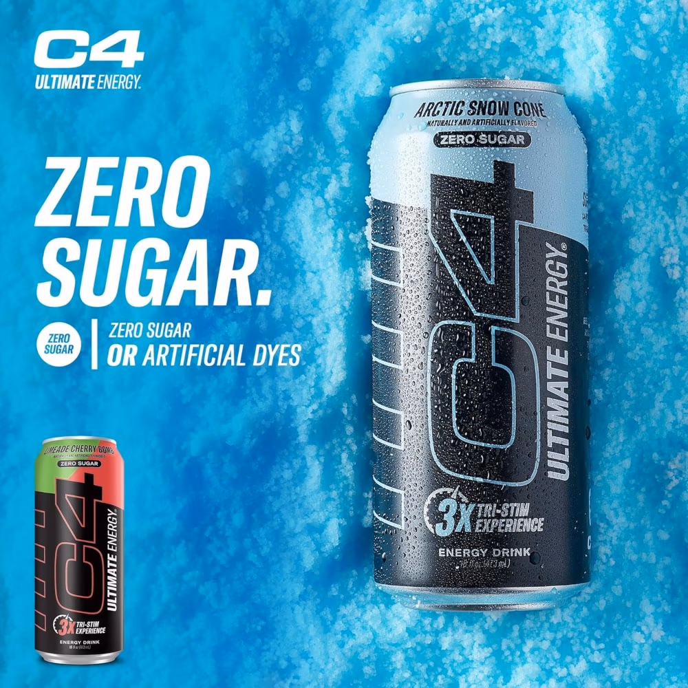 Cellucor C4 Ultimate Energy RTD Limeade Cherry Bomb - 473ml 3