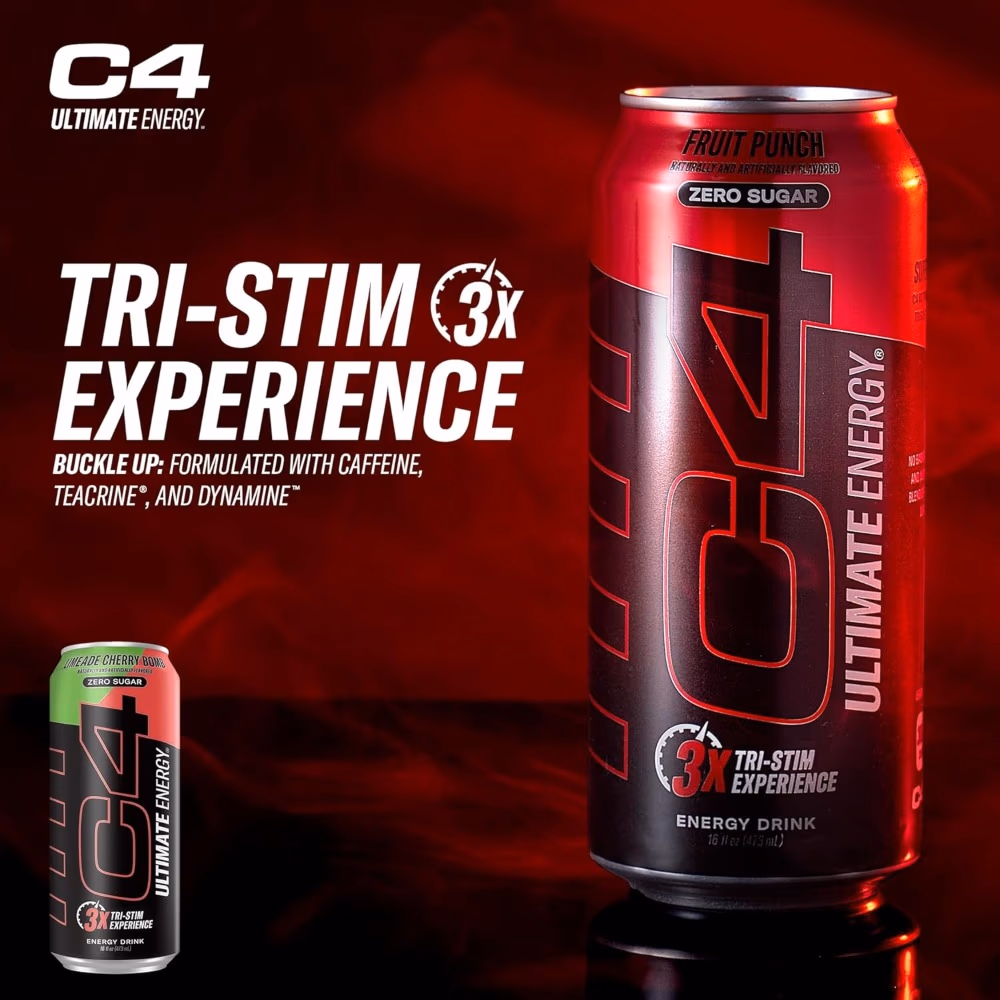 Cellucor C4 Ultimate Energy RTD Limeade Cherry Bomb - 473ml 4