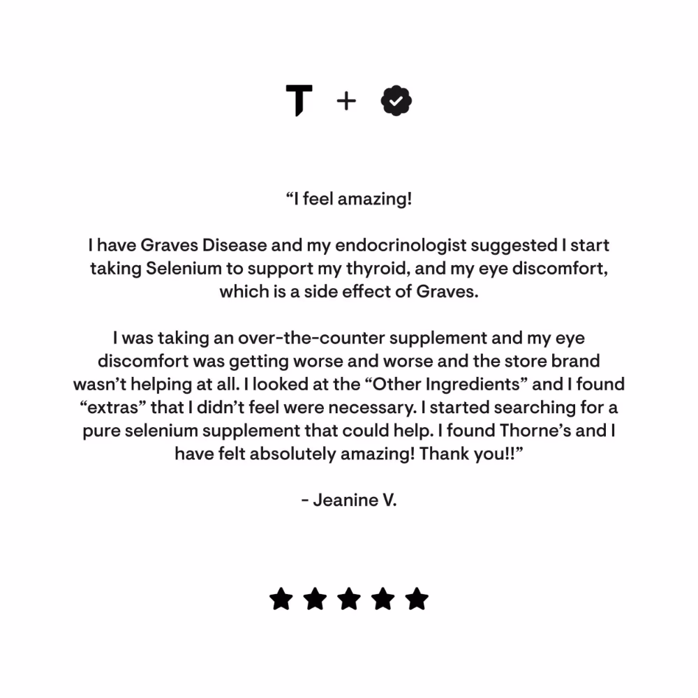 Thorne Selenium 200mcg – 60 Capsules 3