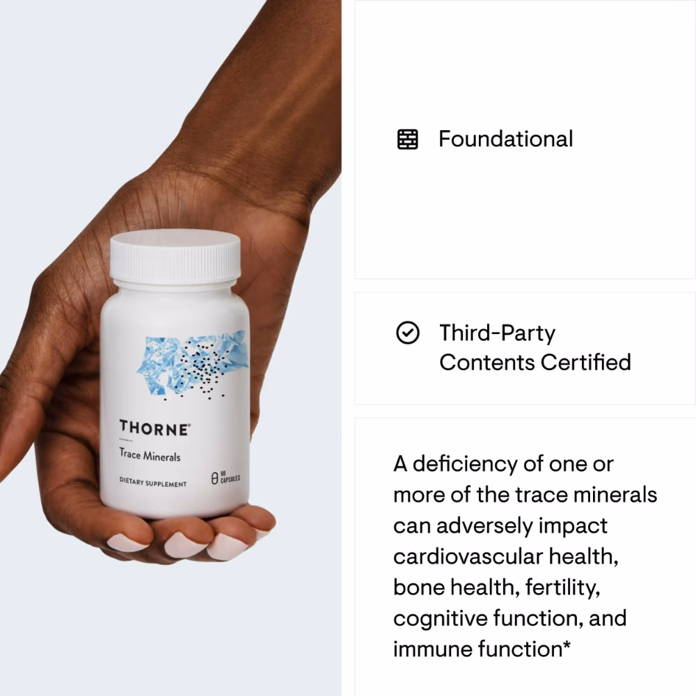 Thorne Trace Minerals 90 Capsules 5
