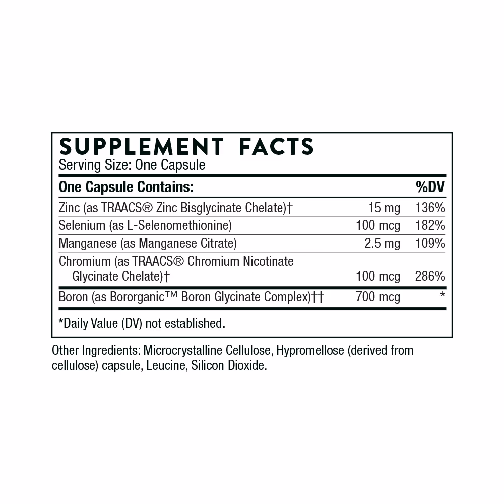 Thorne Trace Minerals 90 Capsules 2