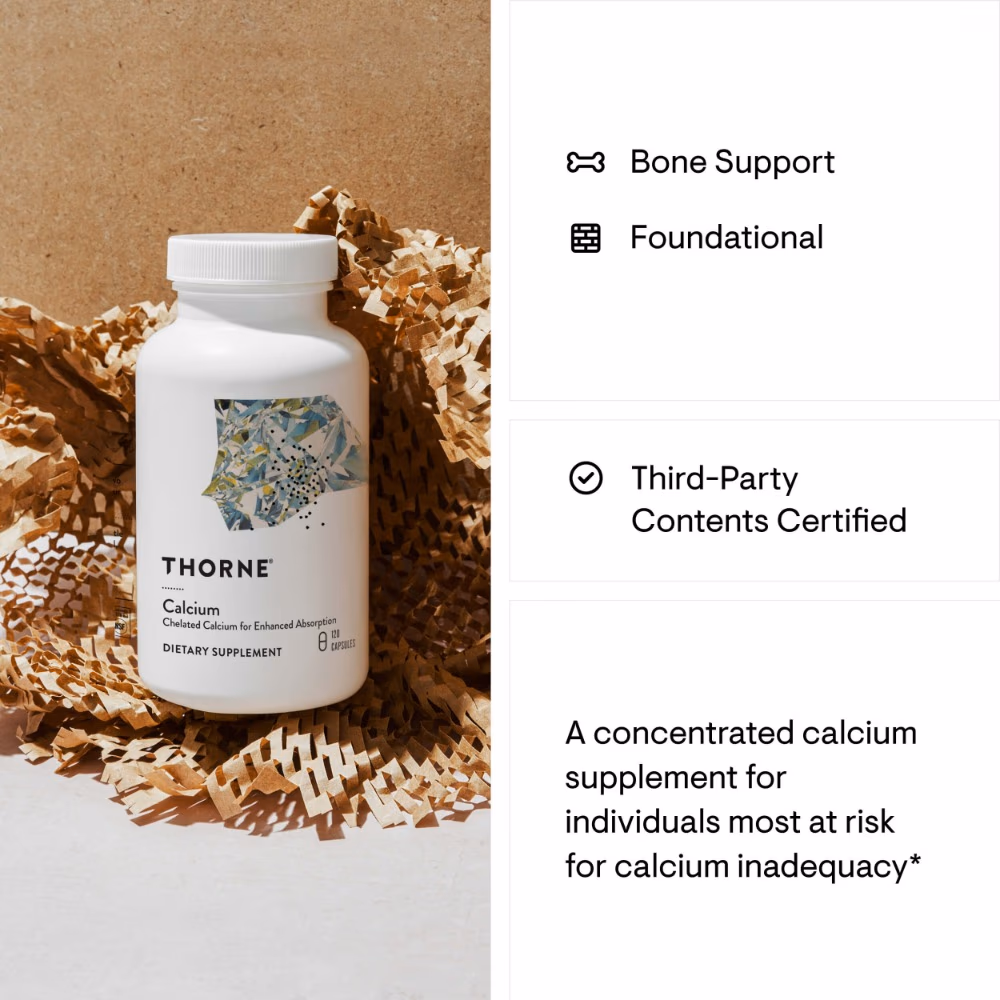 Thorne Calcium Chelated - 120 Capsules 5