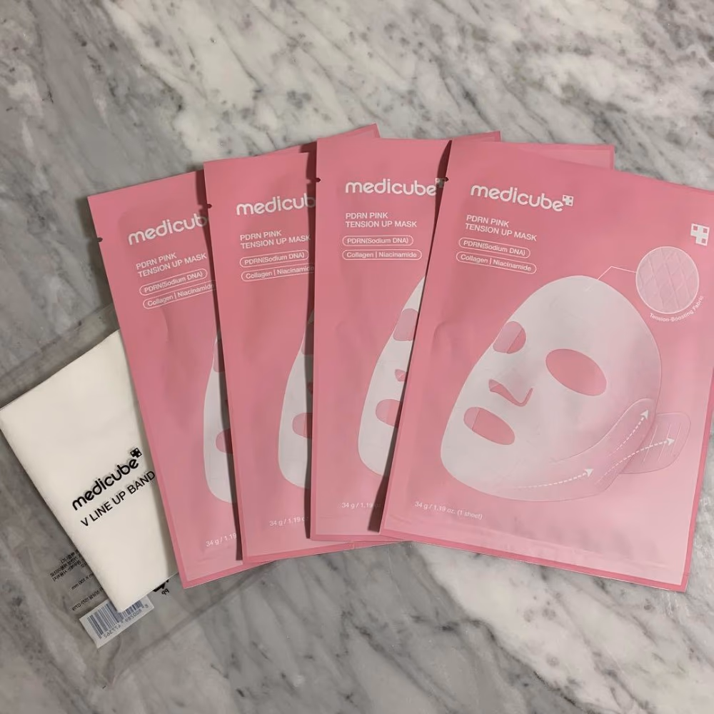 Medicube PDRN Pink Tension Up Mask 4s 2