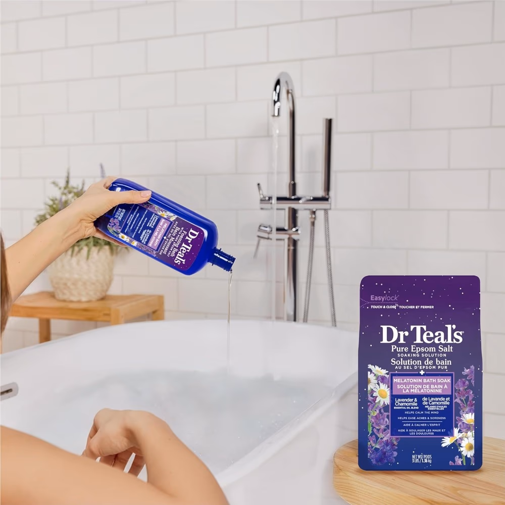 Dr Teal's Foaming Sleep Bath Melatonin 1000ml 4