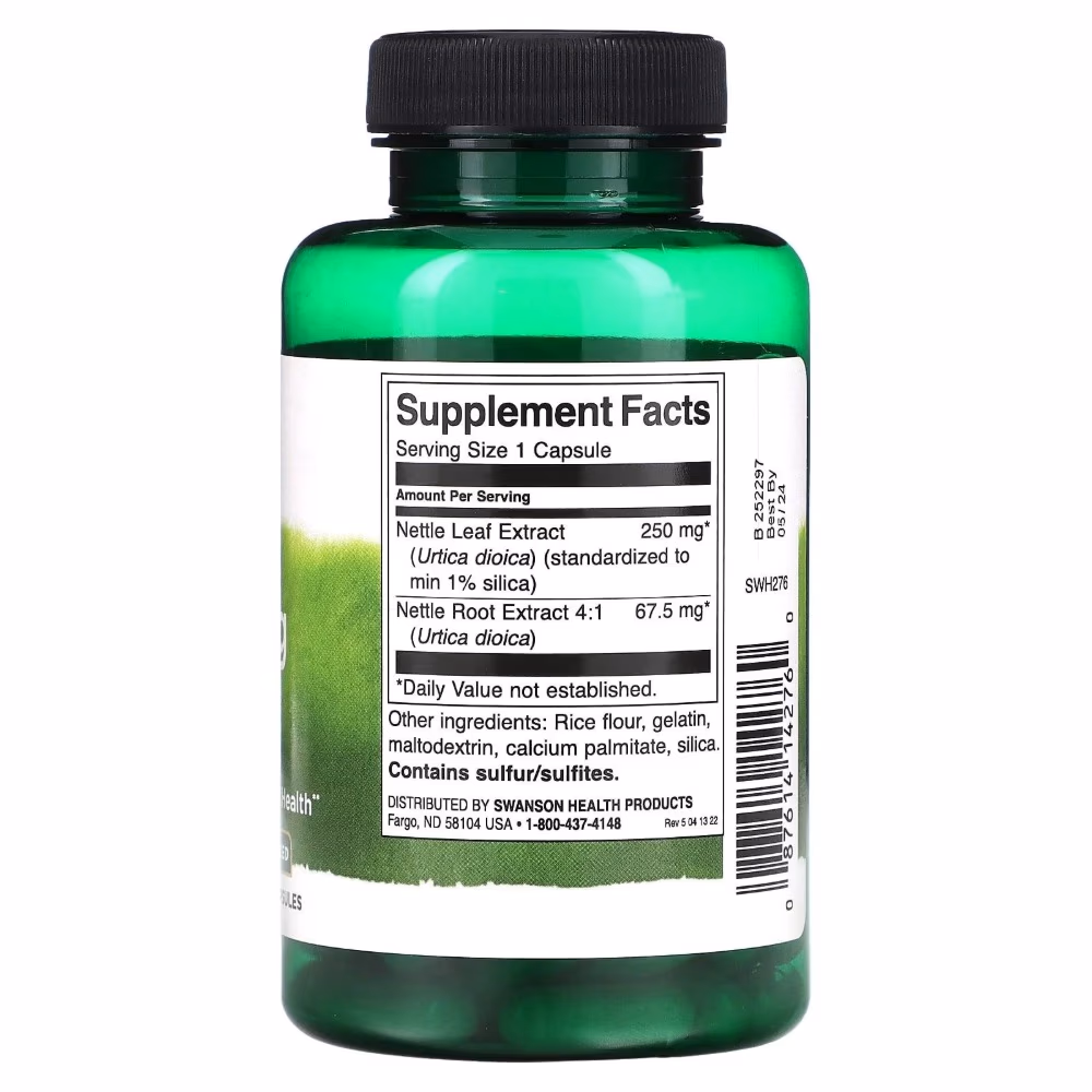 Swanson Stinging Nettle Capsules 120s 2