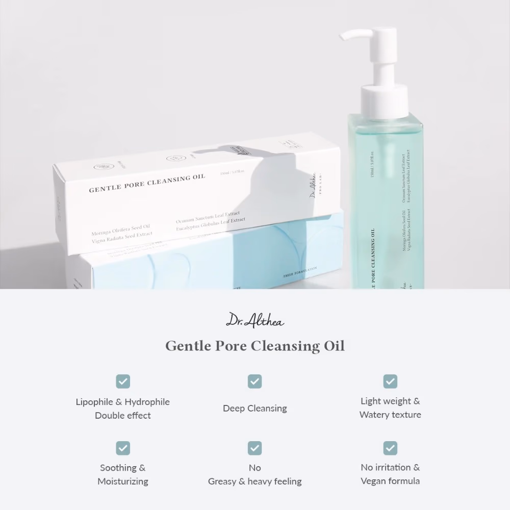 Dr. Althea Gentle Pore Vegan Cleansing Oil 150ml 2