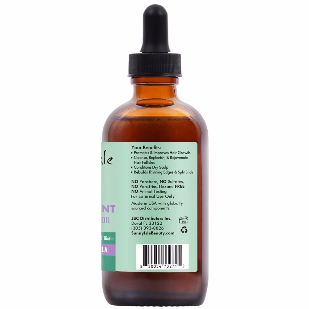 Sunny Isle Lavender Mint Double Growth Oil 118ml 2