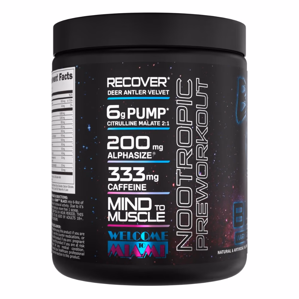 Bucked Up BAMF High Stim Pre Workout Welcome Miami 365g 2