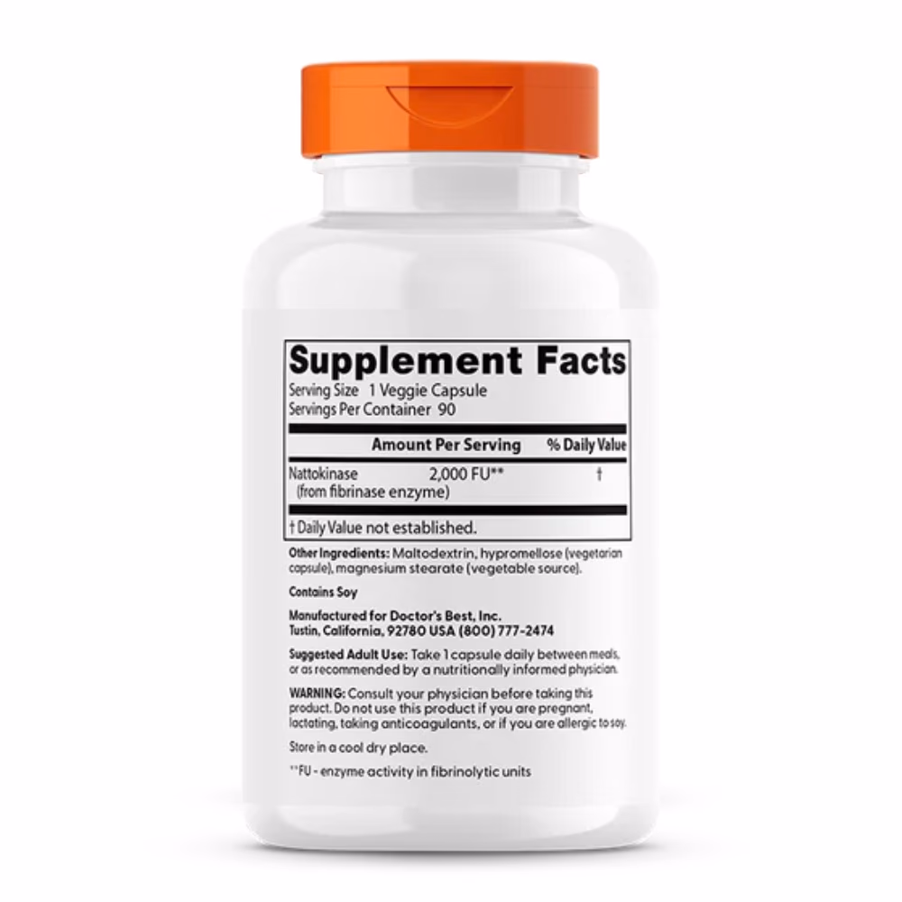 Doctor's Best Nattokinase 2000mg (90 veg. caps) 2
