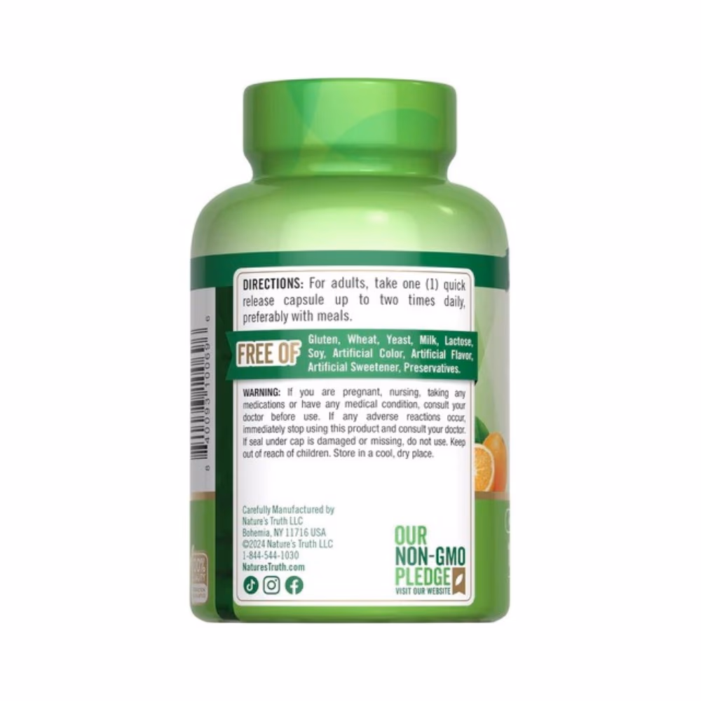 Nature's Truth C 1000mg Plus Rose Hips 100 Capsules 3