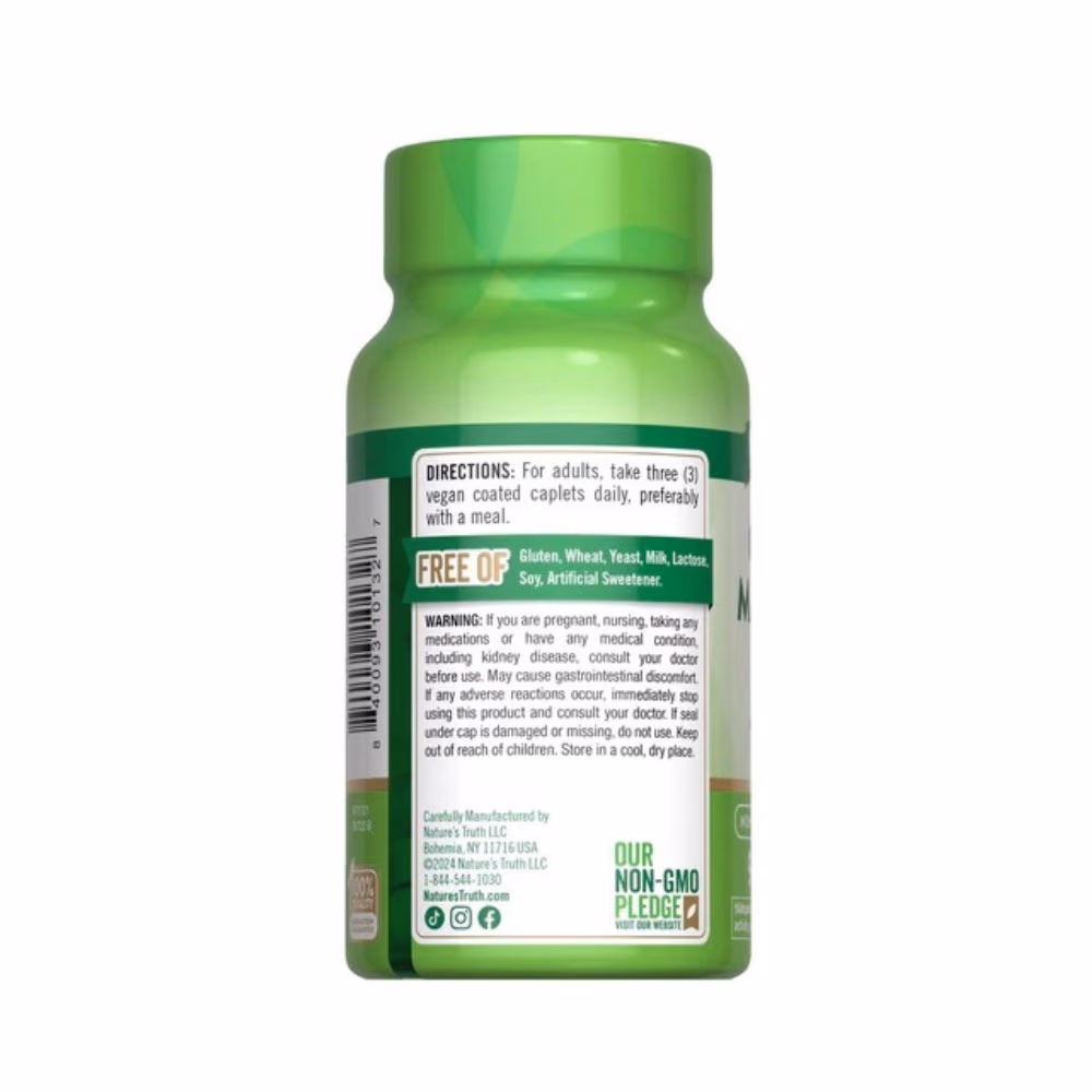 Nature's Truth Calcium Magnesium Zinc 90 Tabs 4