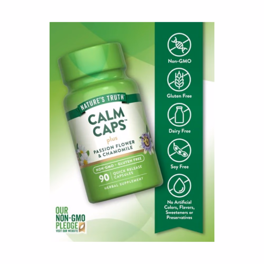 Nature's Truth Calm Caps Plus Passion Flower Chamomile 3