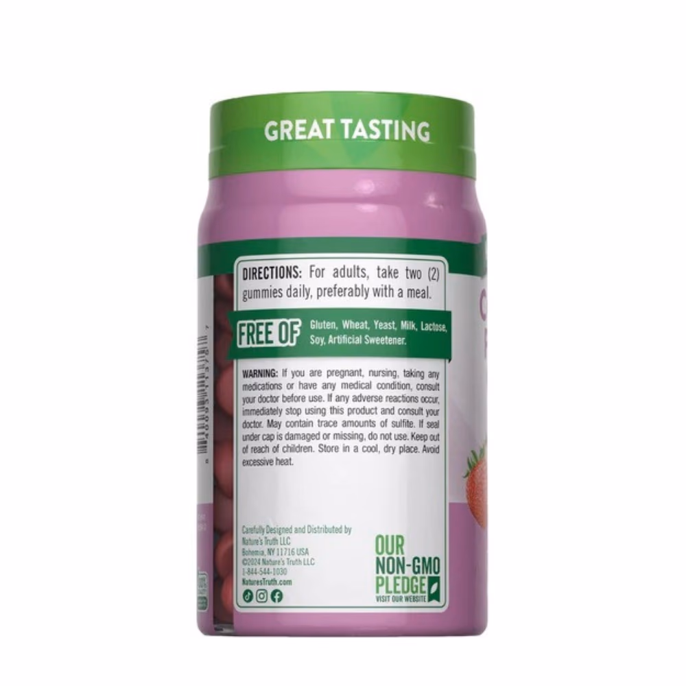 Nature's Truth Collagen Peptides Strawberry Gummies 60s 4