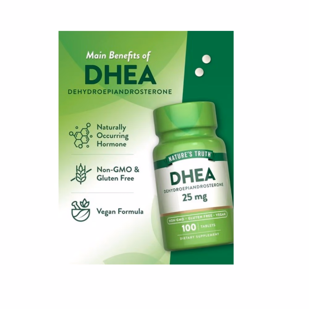 Nature’s Truth DHEA 25mg 100 Tablets 4
