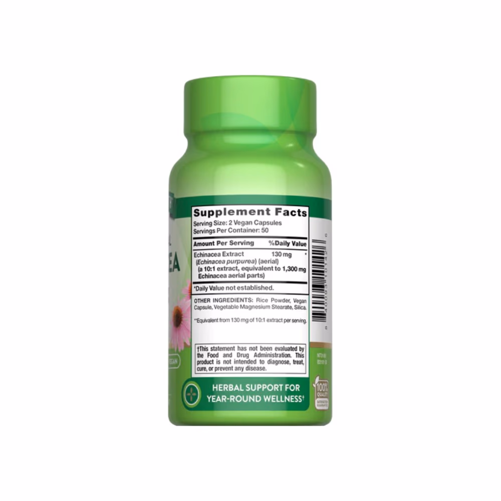 Nature’s Truth Echinacea 1300mg 100 Veg Capsules 2