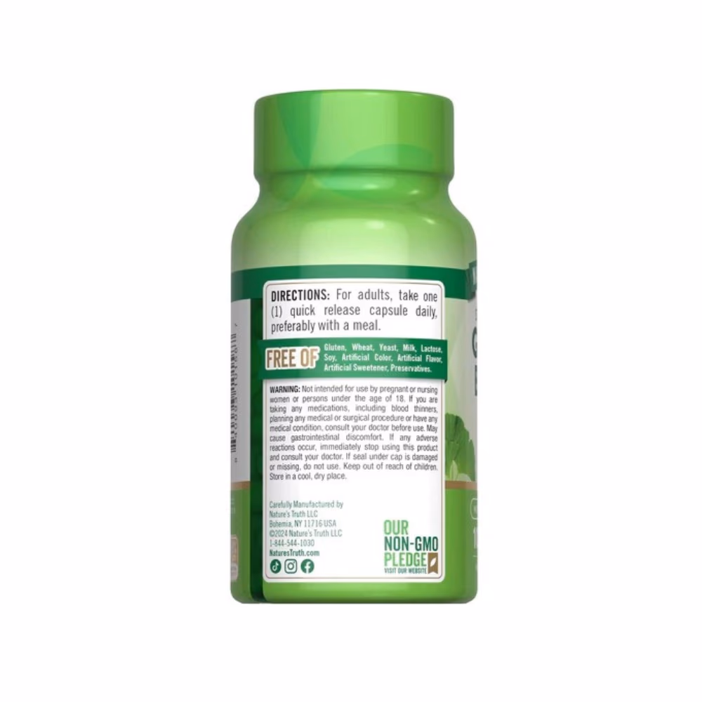 Nature's Truth Ginger Root 1500mg 100 Capsules 3