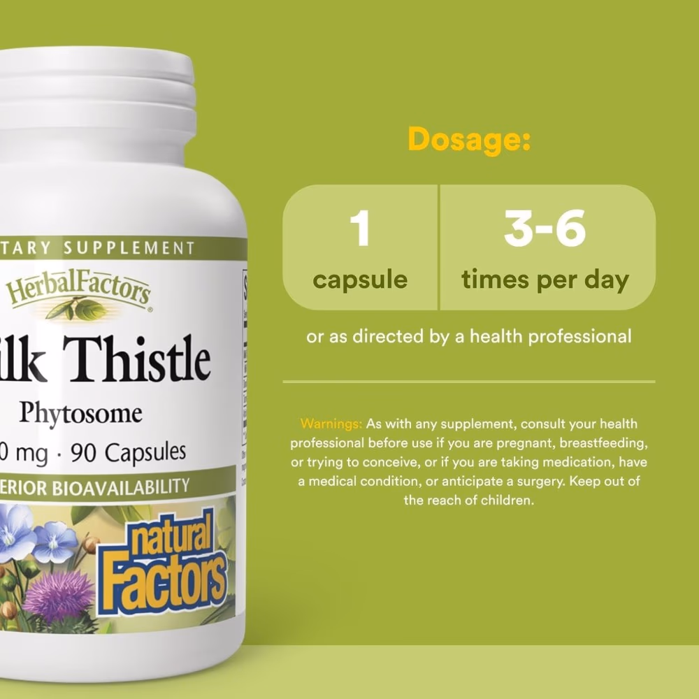 Natural Factors Milk Thistle 150mg 90s 2