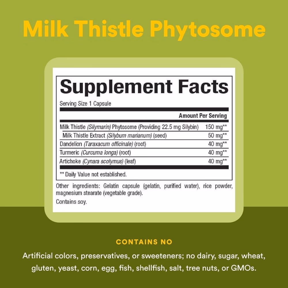 Natural Factors Milk Thistle 150mg 90s 3
