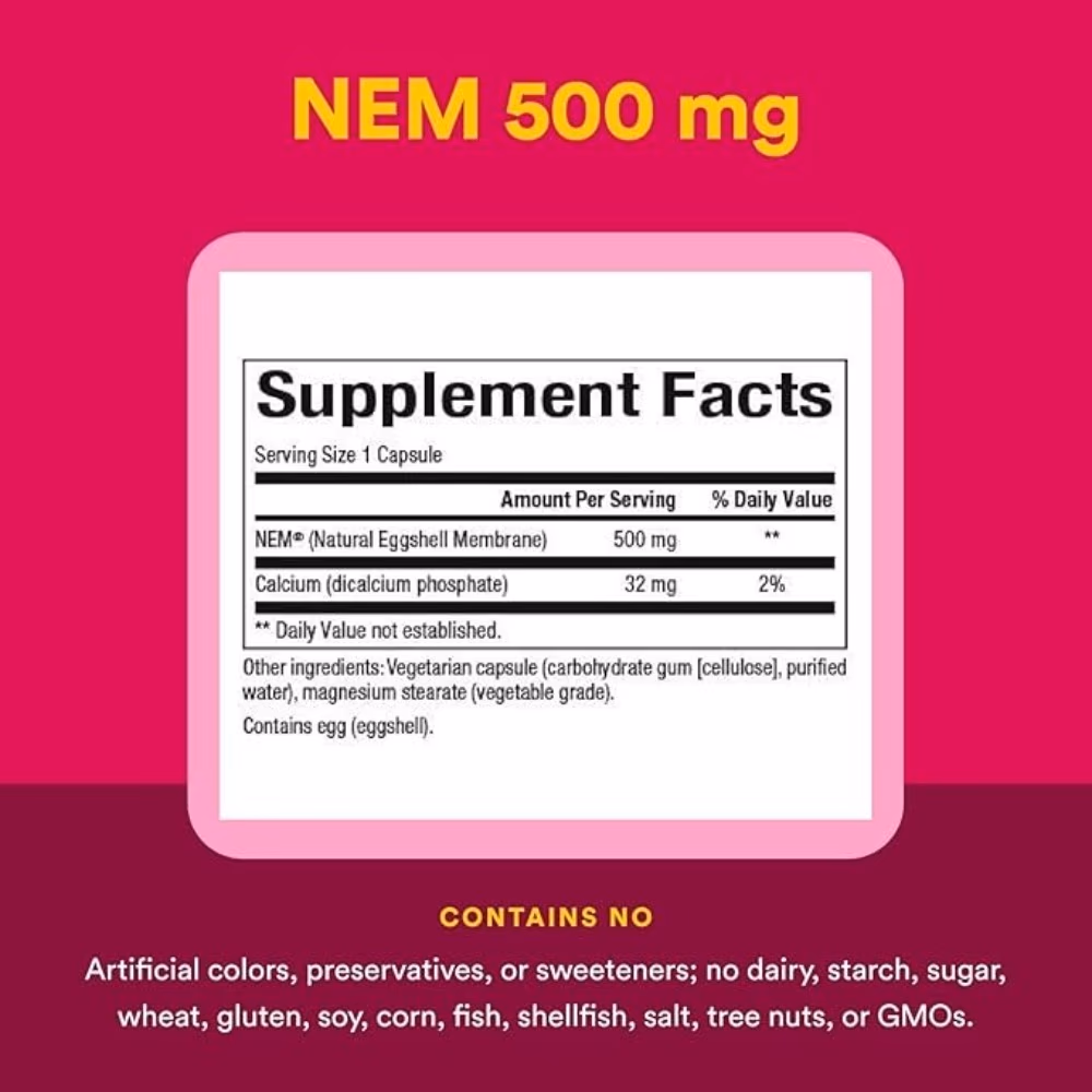  Natural Factors NEM 500mg 60 Veg Caps 3