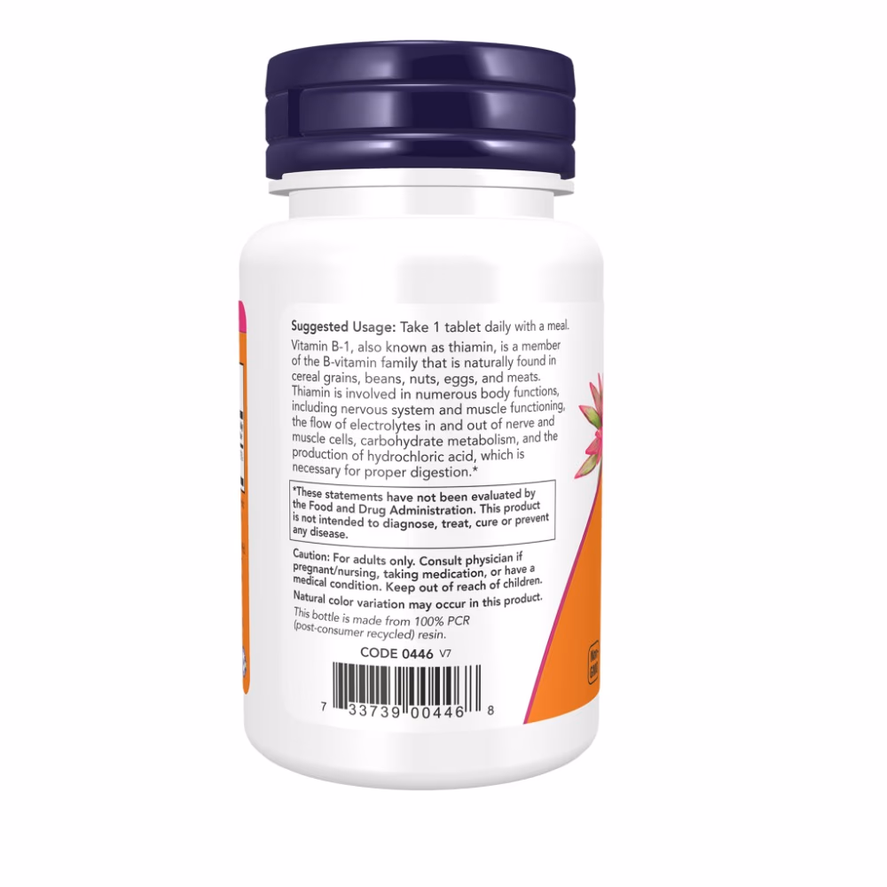 Now Vitamin B1 100mg 100 Tabs 3