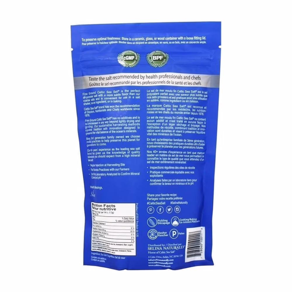 Celtic Sea Salt Fine Ground - 454g  2