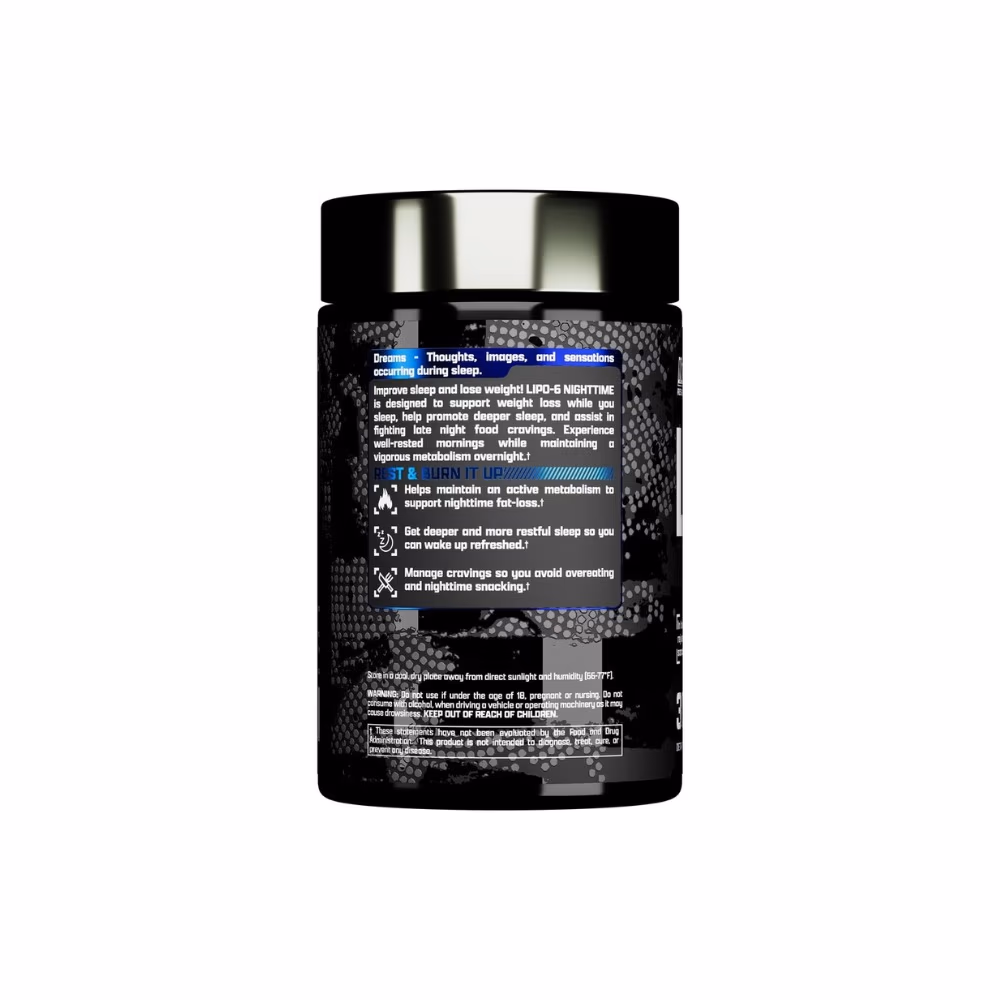  Nutrex Lipo 6 Black Night Time Cap 30s 3