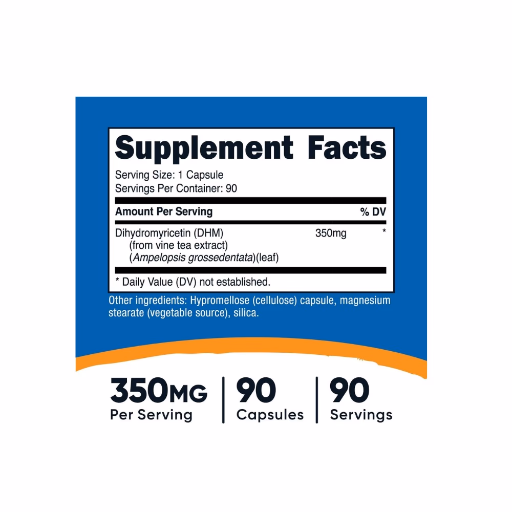 Nutricost DHM 350mg Capsules 90s 2