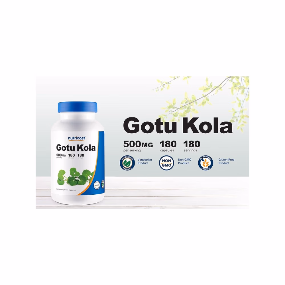 Nutricost Gotu Kola 500mg 180 Capsules 3