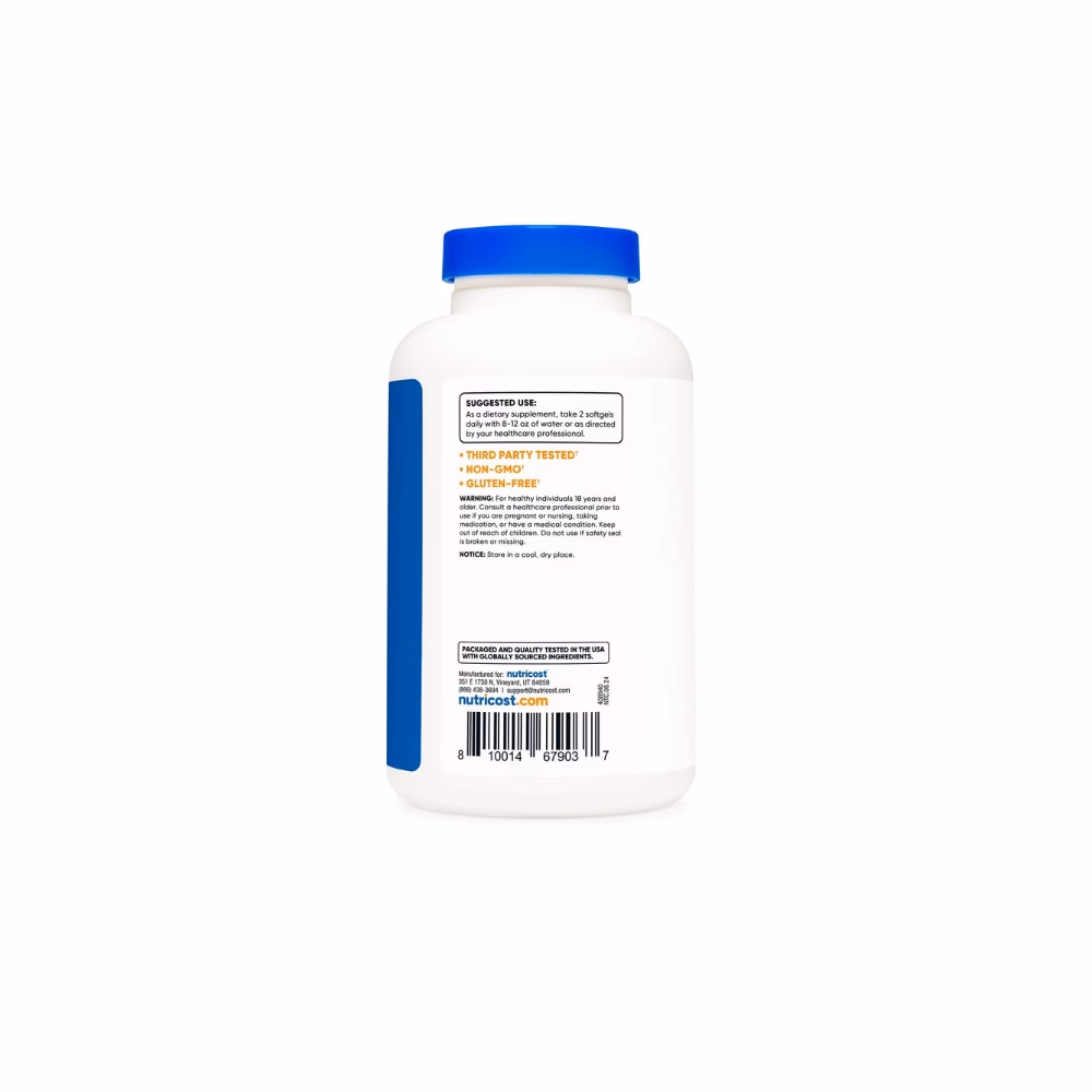 Nutricost Beta Sitosterol 250mg 120 Softgels 3