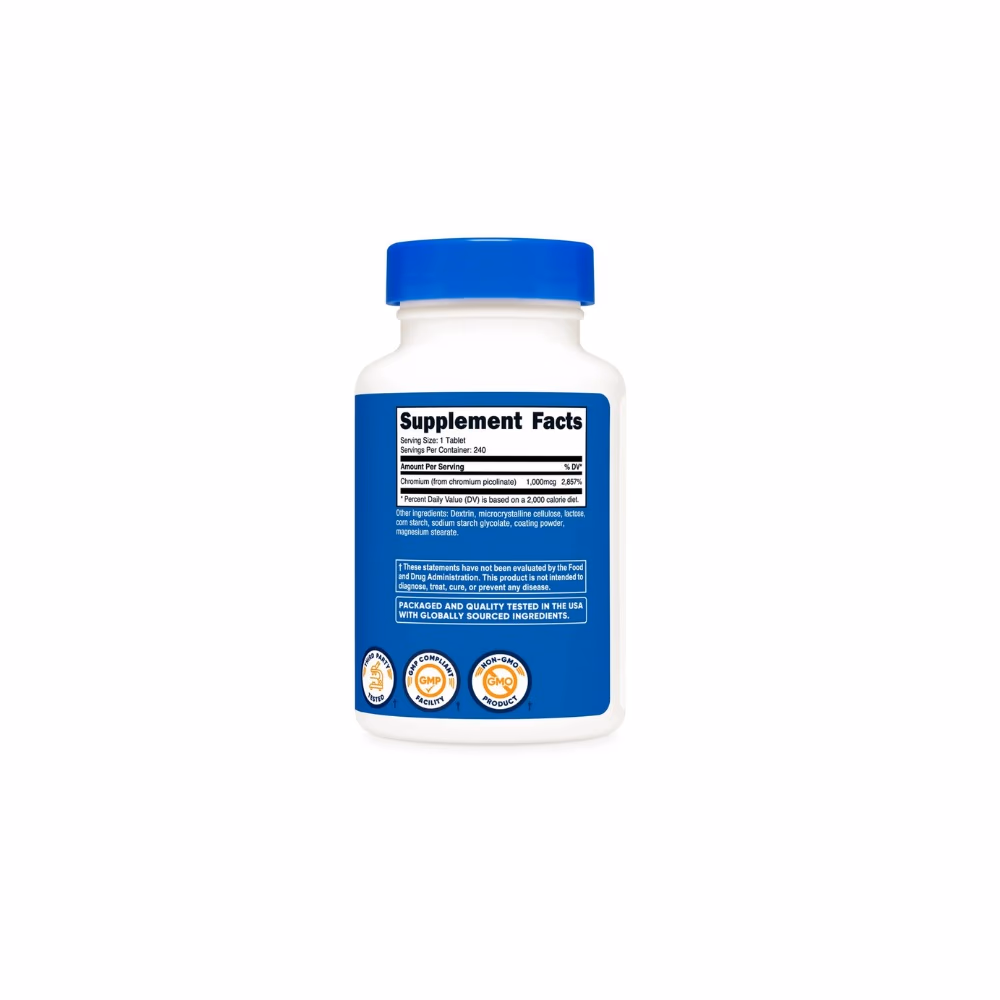 Nutricost Chromium Picolinate 1000mcg 240 Tabs 3