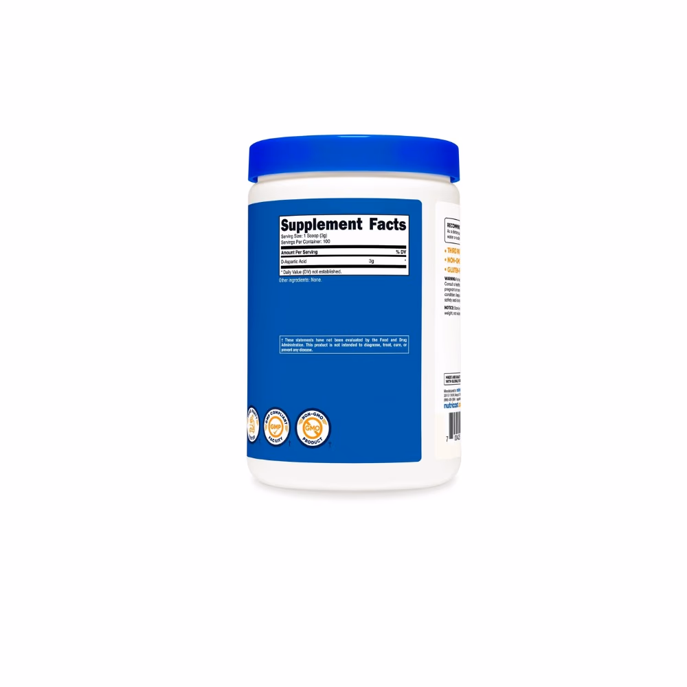 Nutricost D-Aspartic Acid 3000mg Unflavoured 300g 2