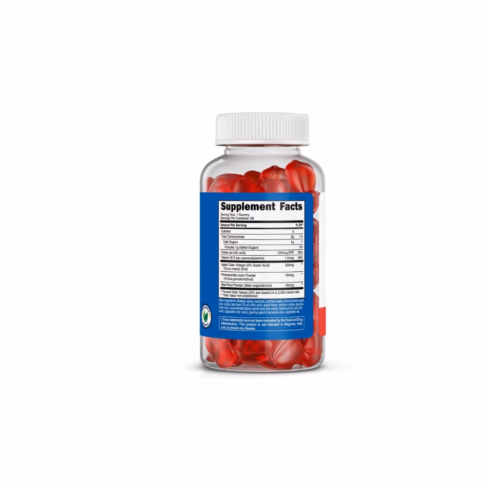 Nutricost Apple Cider Vinegar 500mg Gummies 60s 2