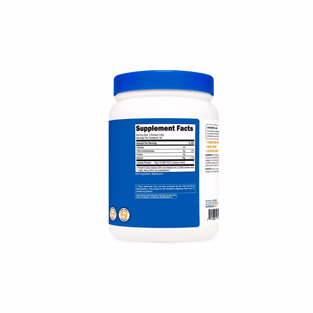 Nutricost Lactose Powder Unflavored 500g 2